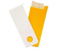 Générique Contenitore portatile Toothpick Box, 7,5 x 1,5 x 3,2 cm compatto per Pocket -Versatile Refillable Flosser Dispenser Organizer with Sliding Lid for Camping, Dormitory, Hotel, Home