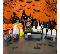 Générique Conto alla rovescia di Halloween, decorazione di nani da giardino, Halloween, sorprese quotidiane 24/12 giorni, ornamenti festivi per Natale, regali perfetti per gli adulti durante le feste
