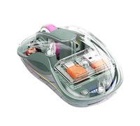 Générique Controllo del computer trasparente senza fili,Controllo del computer wireless ricaricabile | tri-modalità con luce - Le aule studiano il controllo del silenzio