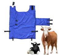 Générique Coperta per cappotto di vitello - Cappotto di copertura a pelo | Tessuto Oxford impermeabile e morbido per proteggere il bestiame, abbigliamento caldo spesso blu vitello per mantenere il