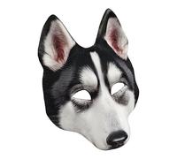 Générique Coperta per il viso di mascherata del cane, maschera Husky,vesti la copertura del viso - Maschera di Halloween per mascherata, carnevale e accessorio per costume sul palco