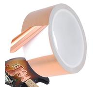 Générique Copper Shielding Tape for Chitars, Drivtive Foil Adhesive, Electrical Grounding & Crafts, Studio Stage Performance, Bass, Soldering fai da te