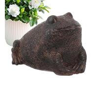 Générique Coprichiave esterna | Dissimulatore segreto a forma di rana - Statua decorativa in resina per gioielli chiave oggetti di valore