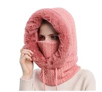 Générique Coprinaso da donna, cappuccio integrato, sci, bicicletta, inverno | Caldo,Antivento,Traspirante,Elastico,Comfort