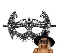 Générique Copriocchi in pizzo - Passamontagna spettacolo da donna, accessorio per travestimento da donna, ragazza, adolescente, Halloween, Natale, compleanno