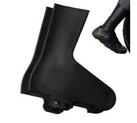 Générique Copriscarpe Ciclismo - Silicone Impermeabile Antivento Sopraccarpe Termiche Inverno Strada Protezione Piedi Antiscivolo | Coppia Protezione Calda Per Ciclisti Strada, multicolore, Black