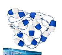 Générique Corda di sicurezza per piscina, resistente alle intemperie e sicura, linea galleggiante profonda con galleggiante, per uso domestico, pubblico, interno, allenamento, competizioni,