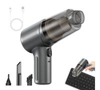 Générique Cordless Car Vacuum Cleaner | Powerful Handheld Vacuum for Cars and Small Places | Compact Wireless Vacuum Cleaner for Easy Cleaning The Go