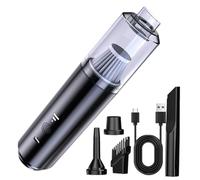 Générique Cordless Car Vacuum, Handheld Vehicle Cleaner, Small & Silent Powerful Suction & Ricaricabile Design, Deep Cleaning Machine, for Car, Truck, Couch, Carpet, Sofa, Bed, and Home Use