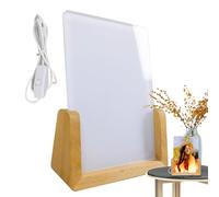 Générique Cornice portafoto LED sublimazione | Cornice portafoto con illuminazione | Base decorazione artigianale | per compleanno casa natale auto camera
