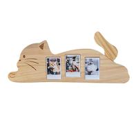 Générique Cornice portafoto per animali da compagnia, in legno con altezza regolabile, cornice portafoto per souvenir del cane, per conforto e memoria in casa o in ufficio