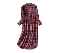 Générique Così camicie da notte per le donne autunno e inverno, camicia da notte cardigan canotta body nero, grigio, XXL