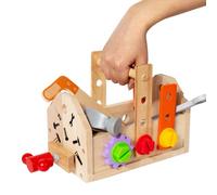 Générique Costruzione Toy Set - Educational Toys | Toddler Construction Toys | Fun Construction Toys Tool Toy Toolbox, Creative Toddler Tools Set, Incoraggiamenti Imaginative Play for Kids Toddler