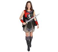 generique Costume cavaliere medievale donna - Nero - M