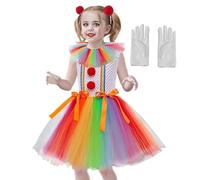 Générique Costume Clown Per Ragazza, Abiti Scena Cosplay E