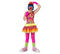 generique Costume da clown nelle stelle colorato donna