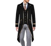 Générique Costume da coda | Giacca vittoriana costume gotico Tailcoat