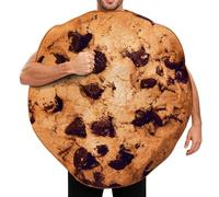Générique Costume da cookie da donna, divertente e originale a tema alimentare, costume da cookie per travestirsi - per festival di ballo mascherato, festa di carnevale, scena di compleanno