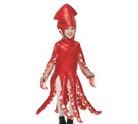 Générique Costume da polpo per - costume da gioco di ruolo con body animale dell'oceano per | costume di Halloween in tessuto poliestere confortevole | costume da polpo per una festa scolastica, 3 A