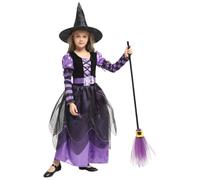 Générique Costume da strega - Costume affascinante per ragazze di Halloween | Costumi di divertenti | Ragazze eleganti Halloween Party Cosplay Costumi per Trick-or Treat, Feste e Festival