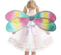 Générique Costume Di Da Fata Costume Cosplay Elastico Confortevole E, argento, Se référer au descriptif