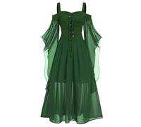 Générique Costume di Halloween da donna, festa, costume di carnevale, spalle scoperte, festa cosplay, vestito gotico, maniche a farfalla, rinascimentale, carnevale, tutti i santi, cosplay, abiti da