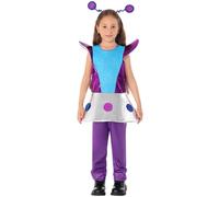 Générique Costume Halloween da bambino, costume da Ovni Cosplay alieno, per Halloween, 3-15 Y