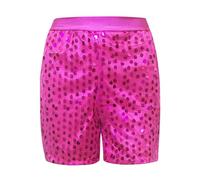 Générique Costume Halloween, pantaloncini con paillettes ad alte dimensioni brillanti, pantaloncini dritti da Clubwear per sera, pantaloni eleganti unisex, travestimento Halloween