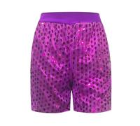 Générique Costume Halloween, pantaloncini con paillettes ad alte dimensioni brillanti, pantaloncini dritti da Clubwear per sera, pantaloni eleganti unisex, travestimento Halloween