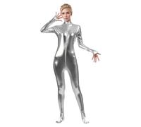 Générique Costume Halloween Tuta Danza Corpo Intero Donna Stretch Bodycon Body Show Scena Costume Halloween Ragazza