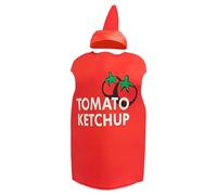 Générique Costume, Ketchup Bottle Outfit, Lightweight Festival Cosplay, Creative Group Fancy Dress, Funny Halloween Clothing, Stage Performance Wear, Unisex Poliestere Design