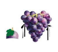 Générique Costume per adulti Grape - Gag Joke Fruit Outfit with Hat