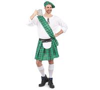 generique Costume scozzese verde uomo - Verde - L