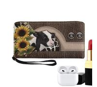 Générique Cow Wallets for Women | Cute Cow Print Wallet | Fashionable Cow Wallets | Soft Credit Card Holder with Stylish Money Purse Design | Ideal for Ladies and Girls Who Love Unique Accessories, C,