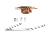 Générique Cowboy Hat Wall Hanger - 30 x 3 x 30 cm, 3 posizioni, supporto in acrilico per appendere il cappello da parete per barn camper, cabina mudroom appartamento, camera da