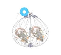 Générique Crab Trap Automatic Opening and Closing Fish Gage, Shrimp Pot for River Lake Stream Freshwater Saltwater Outdoor, Fishing Equipment Wire Mesh Shrimping Tool