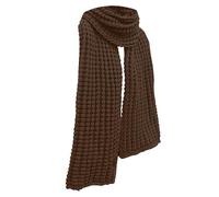 Générique Cravatta glitterata blu Coarse Yarn Knitted Scarf For Women In Autunno And Inverno Thick and Long Knitted Labeled Couple's Warm Scarf Student Shawl Polso Computer, marrone, A