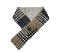 Générique Cravatta grigia riscaldante per collo e spalle, ricarica USB, inverno freddo, contro il freddo Seghe, cachi., Taglia unica