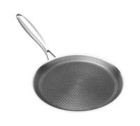 Générique Crepe Pan Nonstick, 26 cm Dosa Pan With Spreader, Granite Coating Pancake Flat Skillet For Stove Top, Induction Compatible, PFOA Free/10,23in, 28 cm