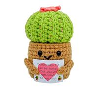 Générique Crochet Doll Decor - Handmade | Positive Crocheting Art Doll, Birthday Gift, Housewarming Display, Inspirational Ornament for Shelf, Nightstand, Living Room, Bedroom, Desk, Office