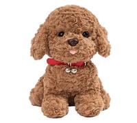 Générique Cucciolo di peluche - Giocattolo animale elettronico interattivo che cammina | cane realistico con movimento sonoro per, giocattolo cucciolo per ragazzi, ragazze, adolescenti, compleanno, N