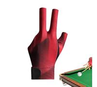 Générique Cue Training Glove, Pool Hand Grip, Billiards Stroke Aid, Breathable Mesh 3finger Left Hand Cue Glove, Precision Pool Stroke Control Billiards Tournament Beginner Indoor Outdoor Use Durable
