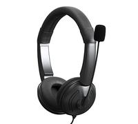 Générique Cuffie auricolari cablate USB con microfono a cancellazione del rumore, controllo del volume e muta integrata Fascia regolabile per riunioni Ufficio call center Apprendimento online