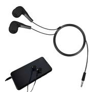 Générique Cuffie cablate, auricolari per bambini e bambini, comode Plug in Earphones with Clear Stereo Sound, Wired Earbud for Students Learning and Travel, Computer Tablet Phone Use, Durable -Free