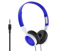 Générique Cuffie cablate, Cuffie da gioco per computer cablato-Cuffie cablate over-ear pieghevoli Cuffie antirumore per tablet telefoni cellulari