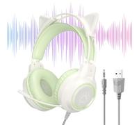 Générique Cuffie cablate, Noise Canceling Over-Ear Headset, Computer Headphones with Microfono for Music Listening, Phone Calls, Studying in Home Dorm Apartment, Girls Women Teens 18,5 x 10 x 23 cm