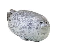Générique Cuscino di foca in peluche - di foca oceanica in peluche morbido e realistico, giocattolo in pelluche Chubby Blob Seal | Cuscino in pelluche in morbido cotone, per la casa, l'hotel