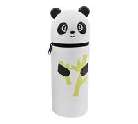 Générique Custodia in silicone per penne, studenti, Panda Travel Case, 2,6 x 2,6 x 8 cm, simpatica penna animale, organizer per bambini, adulti, Classroom, School, College, Dorm, Study, Home