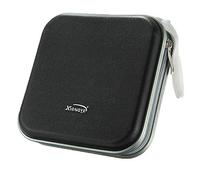 Générique - Custodia per CD/DVD portatile, colore: Nero, ecologico e pratico, Large, Facile da inserire e rimuovere