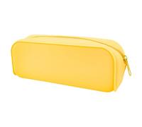 Générique Custodia per matite in silicone, 7,48 x 1,97 x 3,15 pollici, multifunzione, con chiusura a cerniera, ideale per donne, studenti, bambini, compatto e stilish, giallo, Se référer au